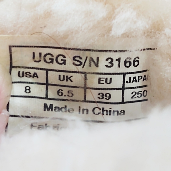 UGG Sheepskin Mongolian Tall Boots Size 8 Sand/Tan - Picture 9 of 11